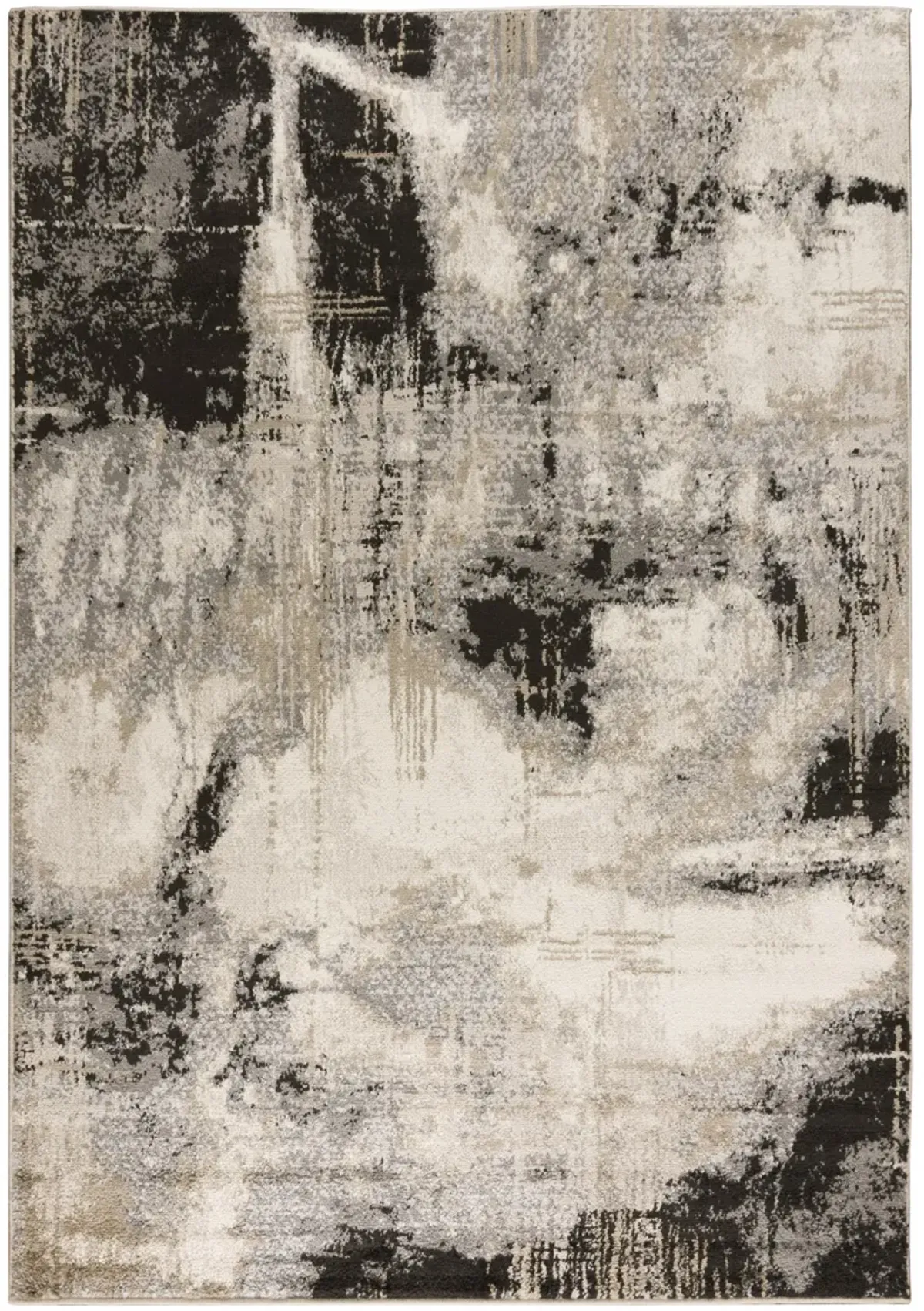 Palace Gray  Polypropylene  8'0"x9'6" Rectangle Rug