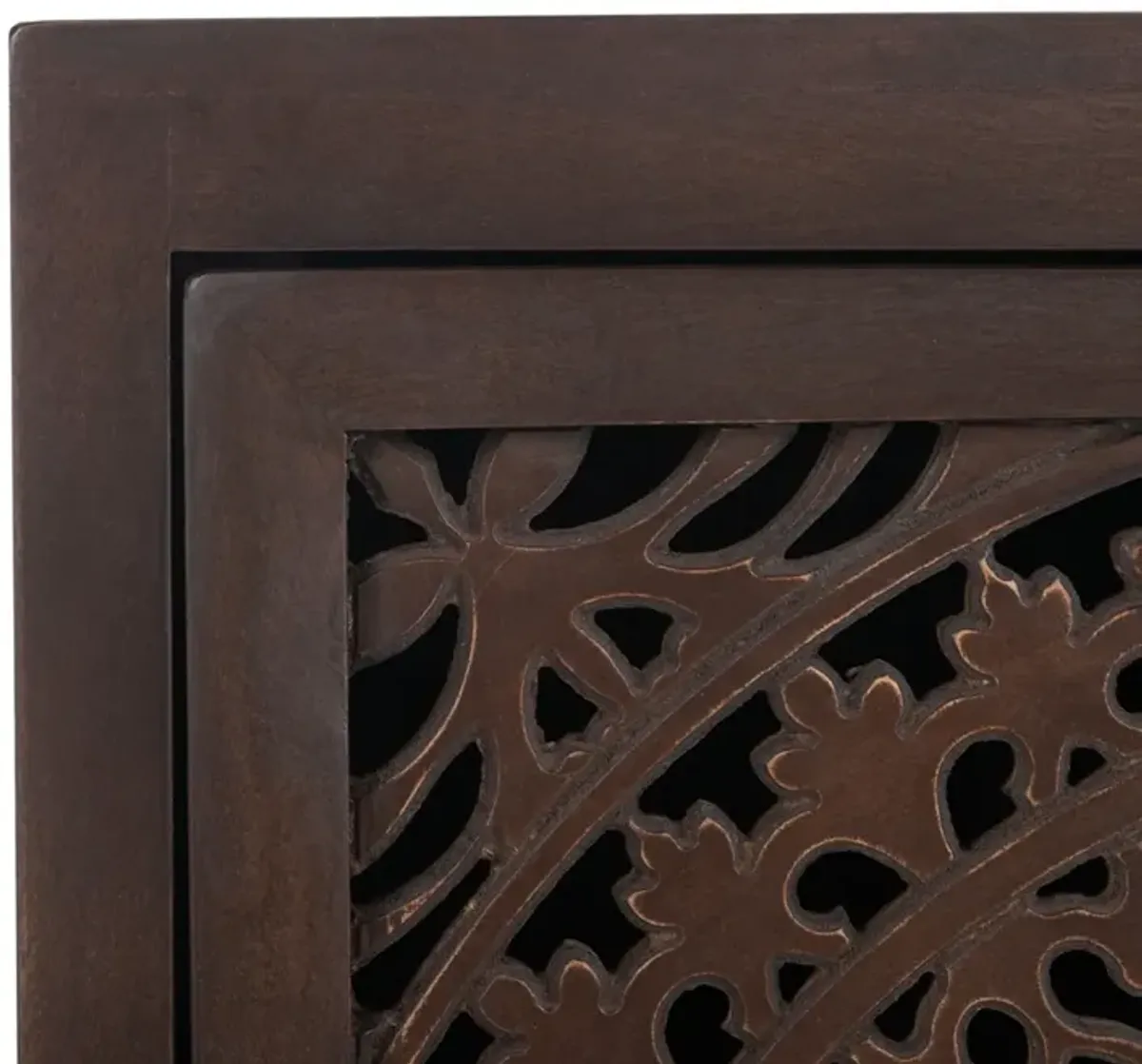 THEA 1 DOOR CARVED NIGHTSTAND