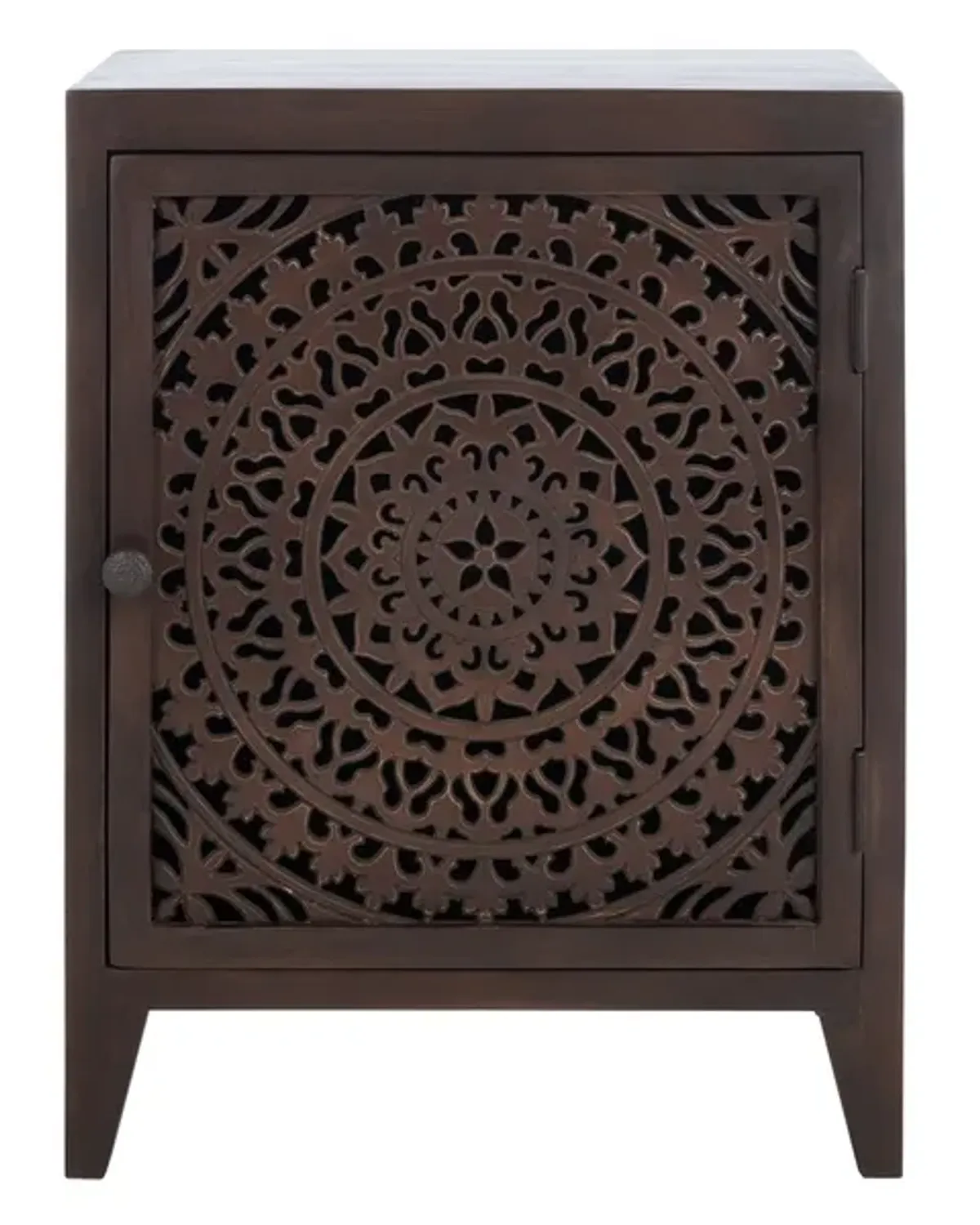 THEA 1 DOOR CARVED NIGHTSTAND