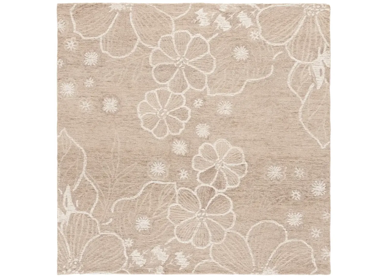 JARDIN 735 BEIGE  6' x 6' Square Square Rug