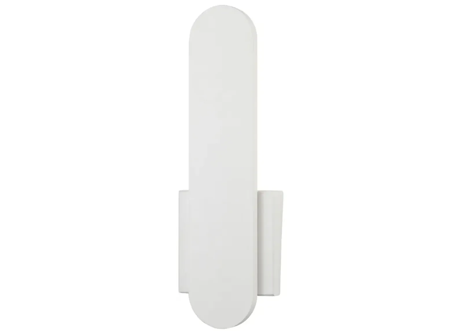 Feather Petite 14" High 1-Light Sconce - White