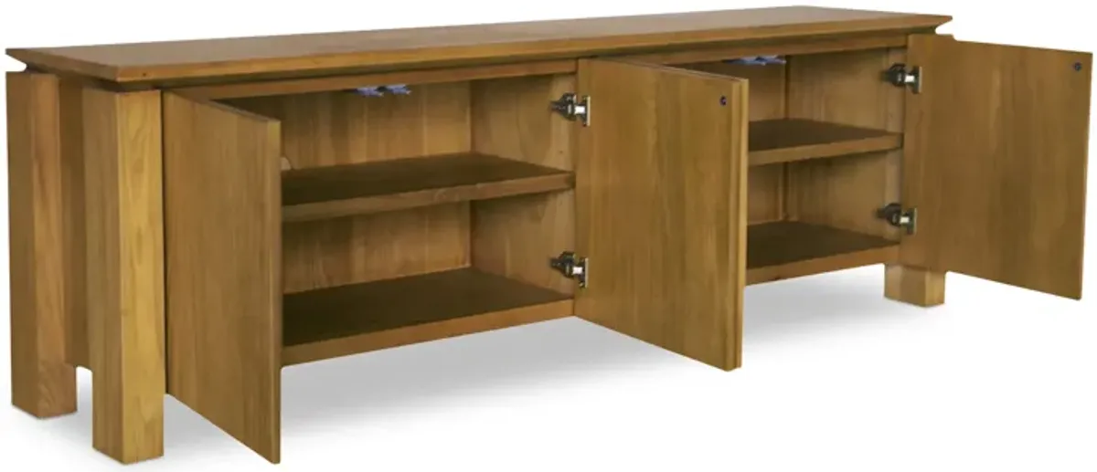 Brook Media Unit Country Oak