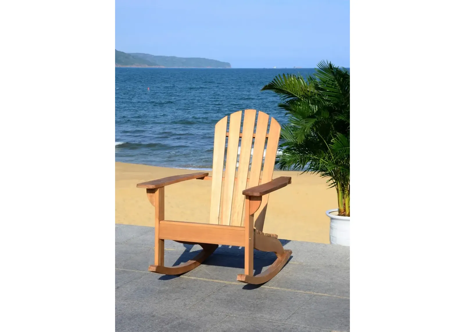 Brizio Adirondack Outdoor Rocking Chair