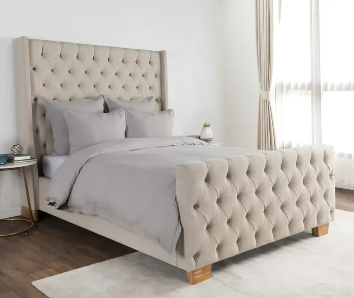 Arcadia Dove Gray King Duvet