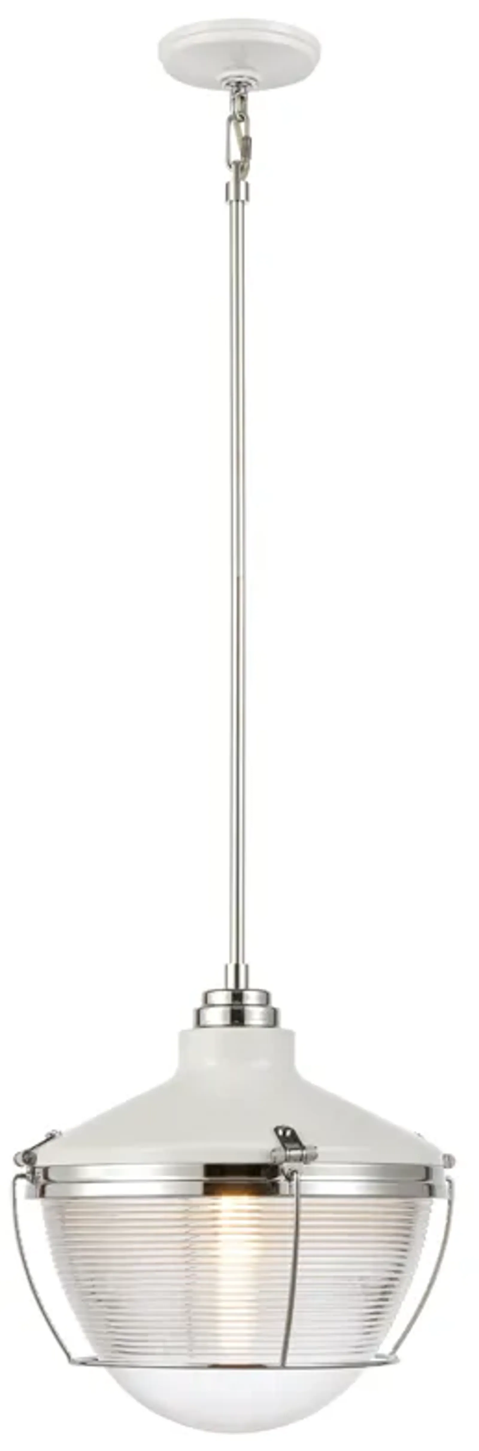 Seaway Passage 14" Wide 1-Light Pendant - White