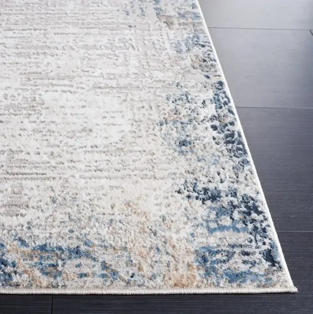 PARKER 101 Blue 2' X 8' Runner Rug