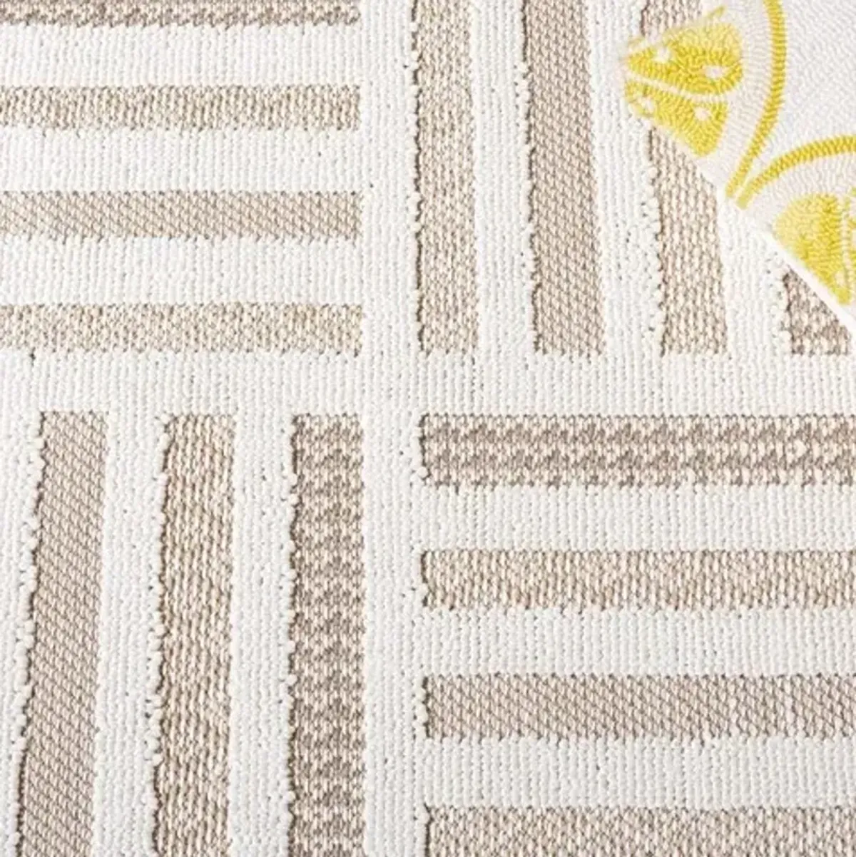 GLOBAL 418 Beige 2'-2' X 8' Runner Rug