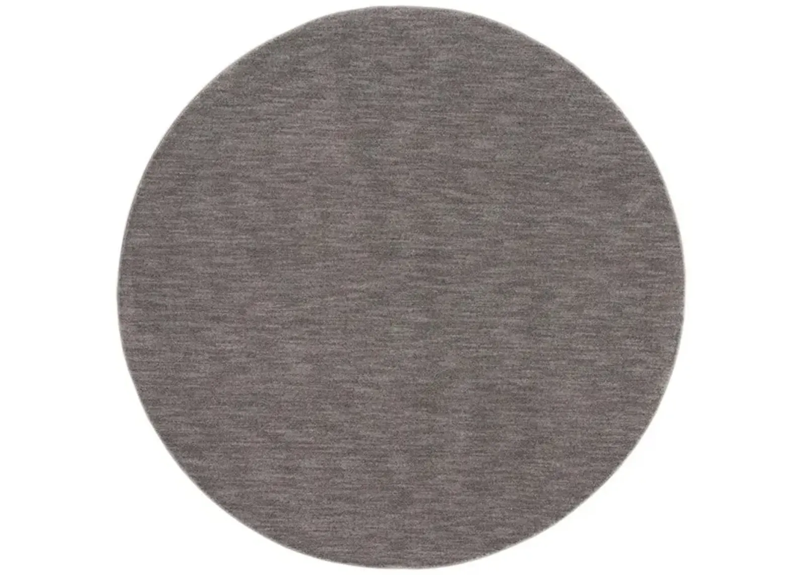 LASA 108 Grey 6'-7' X 6'-7' Round Round Rug