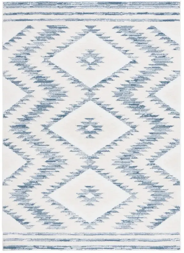 ALAMO 737 Blue 8' X 10' Large Rectangle Rug