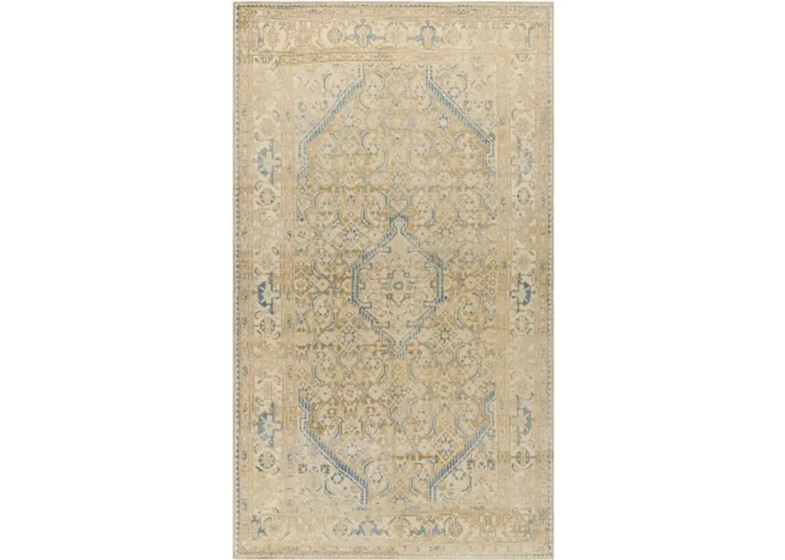 Antique One of a Kind AOOAK-1084 6'1" x 9'7" Handmade Rug