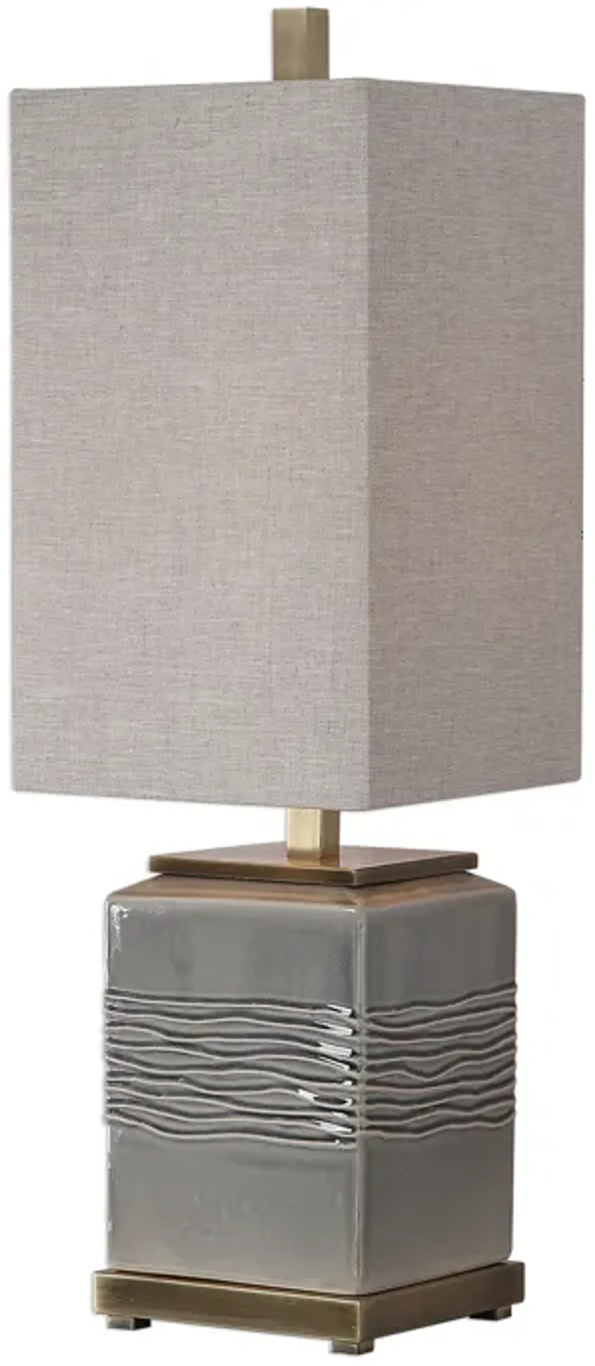 Covey Gray Glaze Buffet Lamp