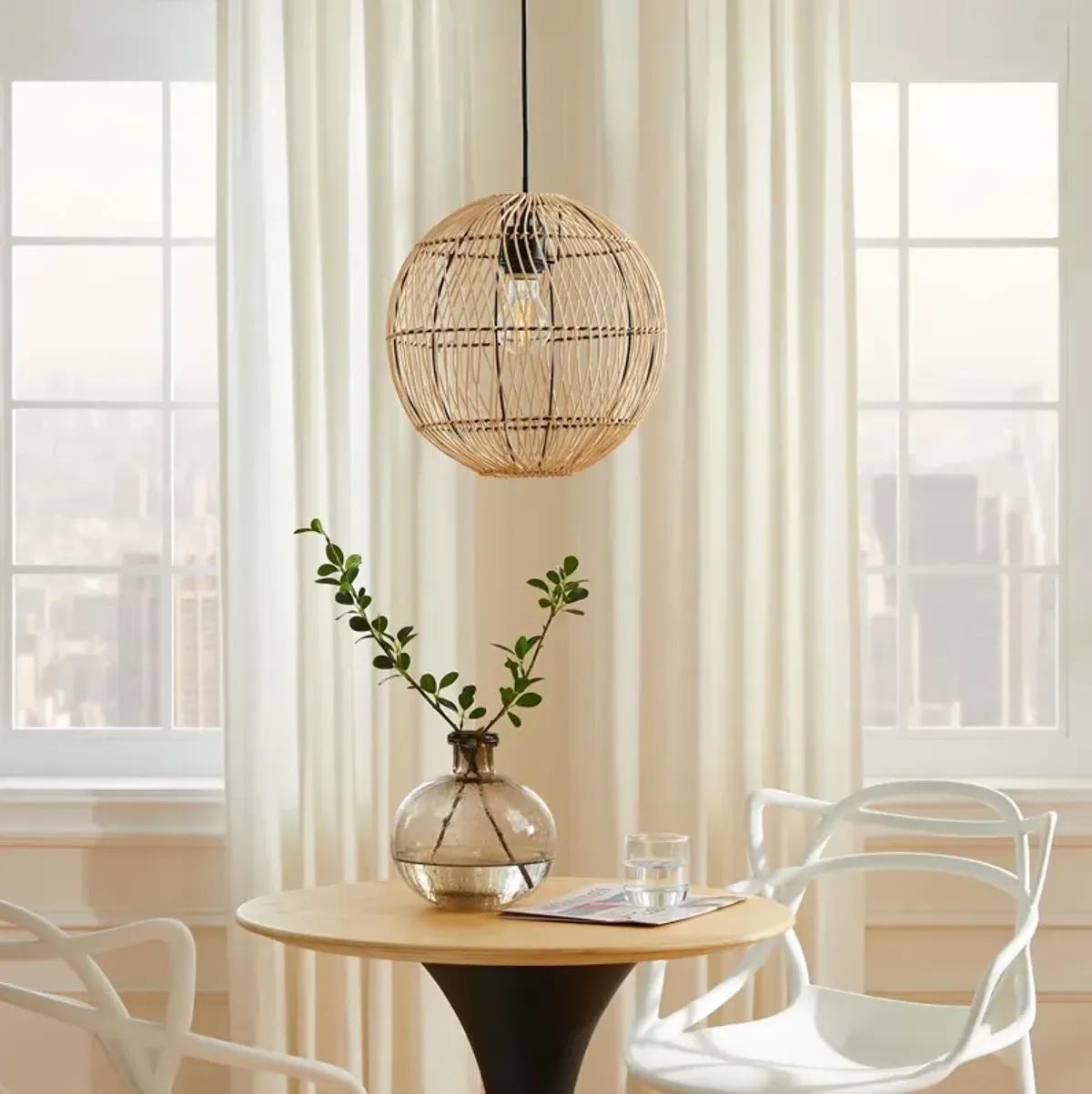 Nurture Rattan Pendant Light