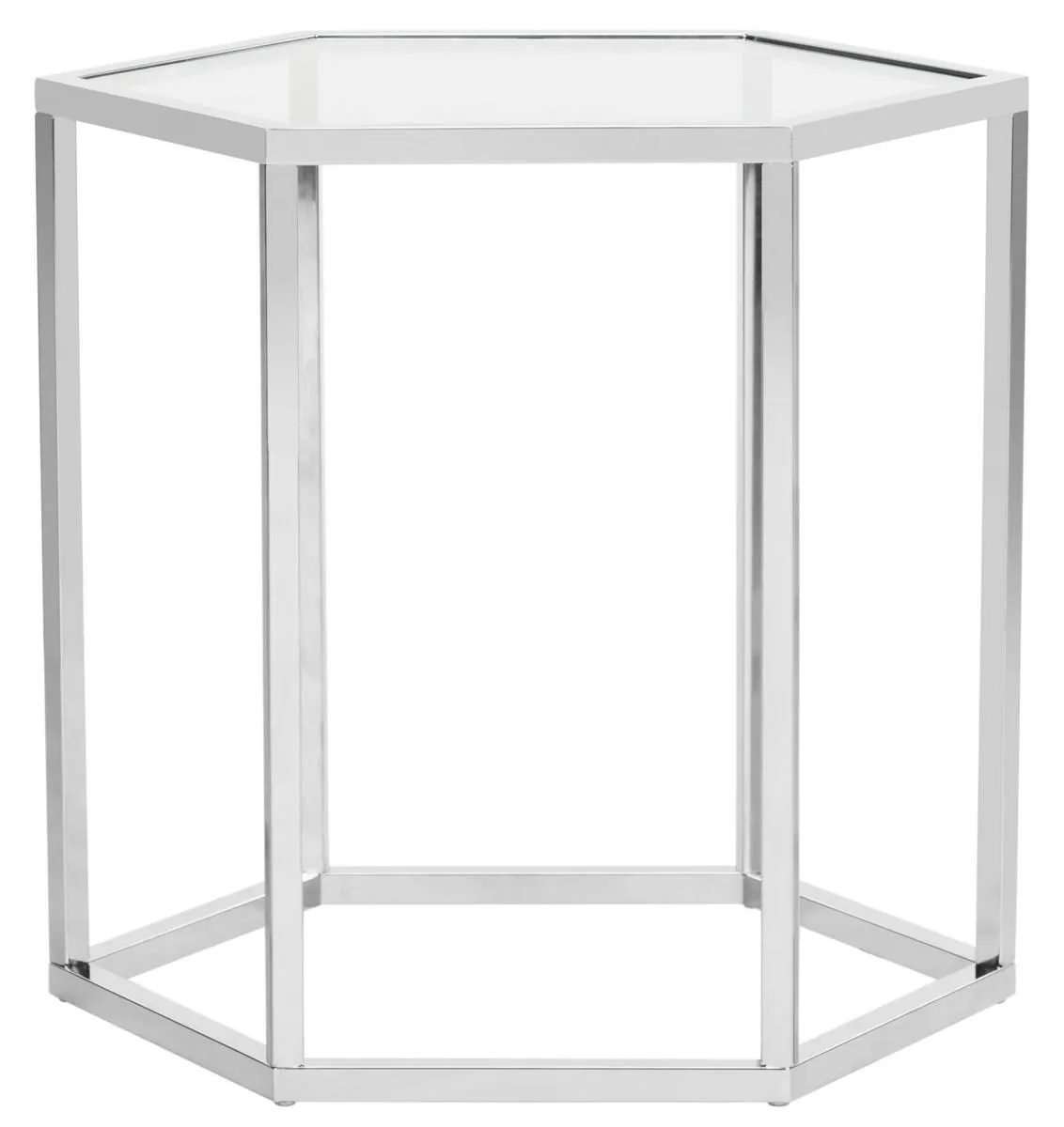 TEAGAN GLASS END TABLE