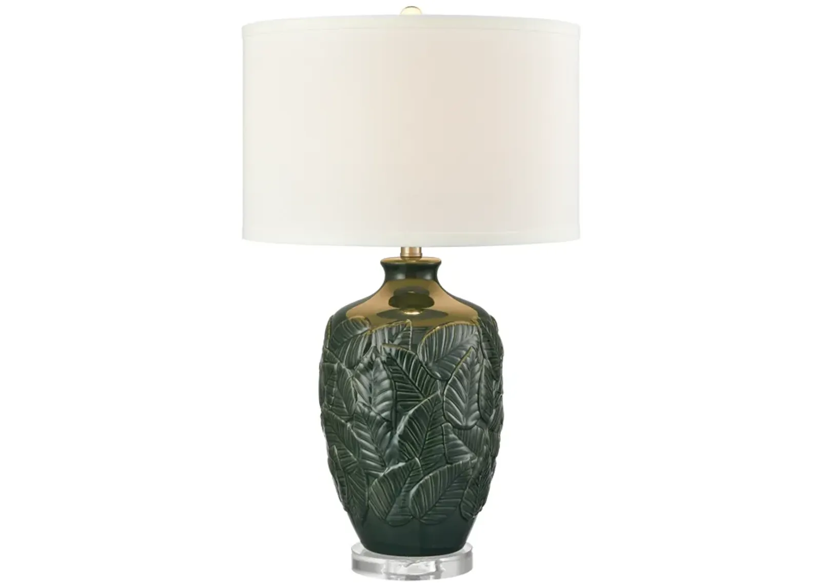 Goodell 27.5'' High 1-Light Table Lamp - Green Glaze