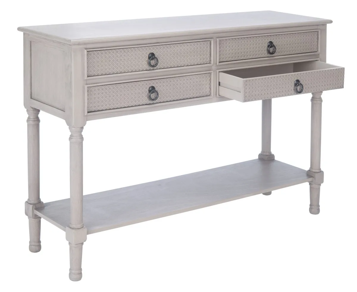 HAINES 4DRW CONSOLE TABLE