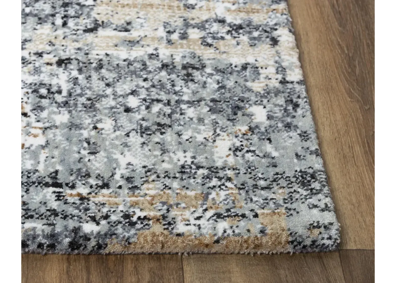 Elite Lt. Gray  Recycled Polyester 2'6" x 8' Runner Rug