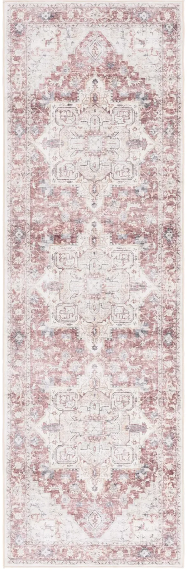 ARIZONA 523 RUST  2'-6' x 8' Runner Rug