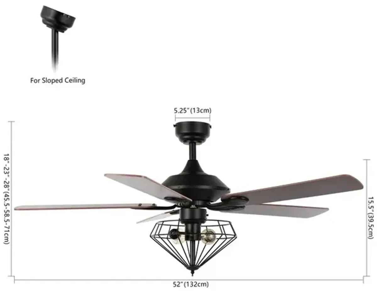 CRISTA CEILING FAN/REMOTE