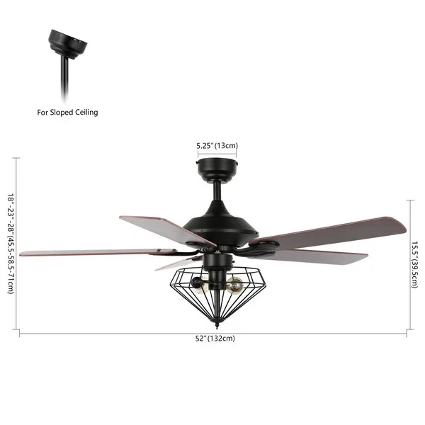 CRISTA CEILING FAN/REMOTE