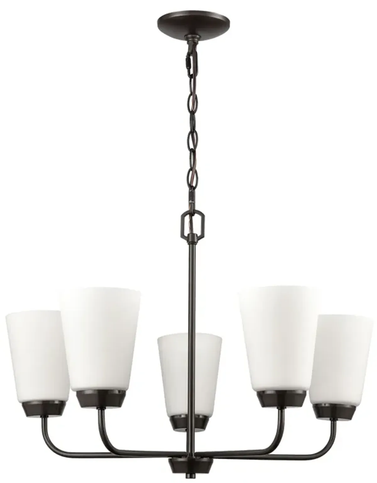 Winslow 25" Wide 5-Light Chandelier - Oil Rubbed Bronze