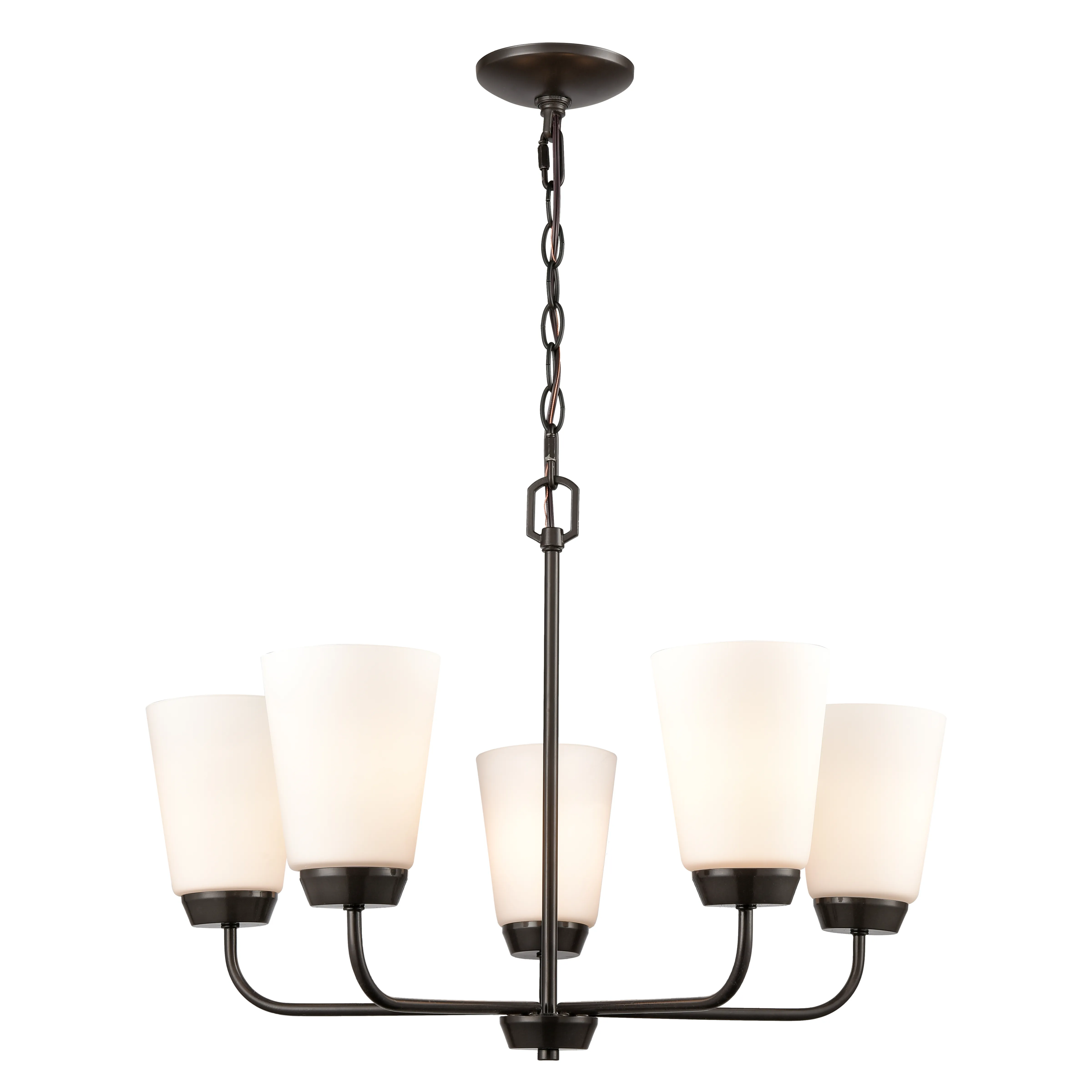 Winslow 25" Wide 5-Light Chandelier - Oil Rubbed Bronze