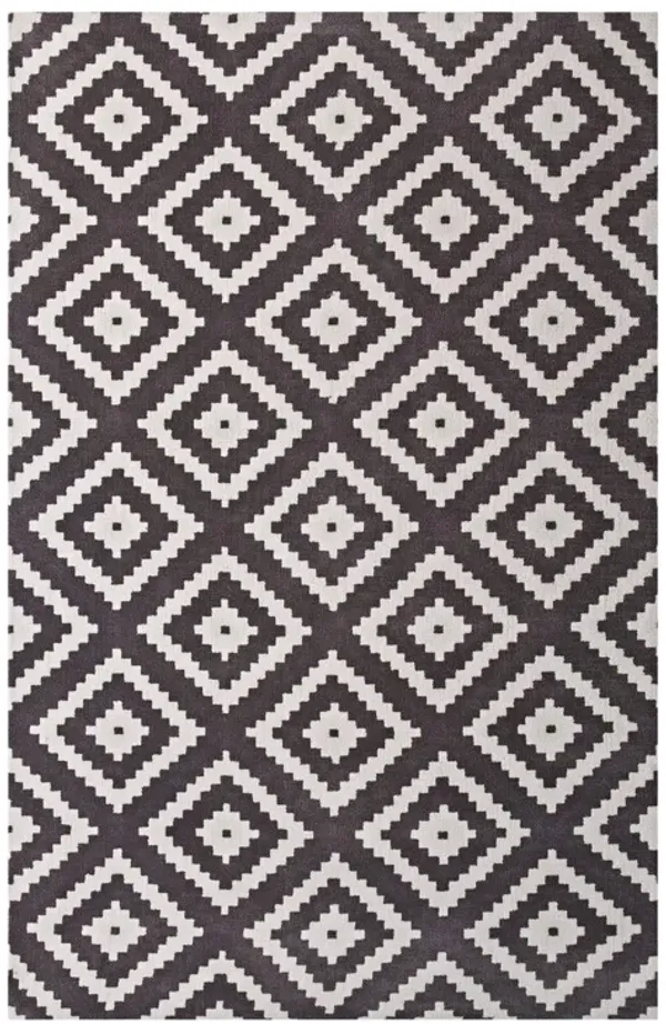 Alika Abstract Diamond Trellis 5x8 Area Rug