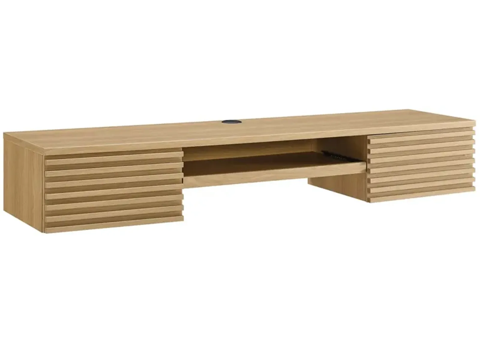 Render Wall Mount Wood Office Desk