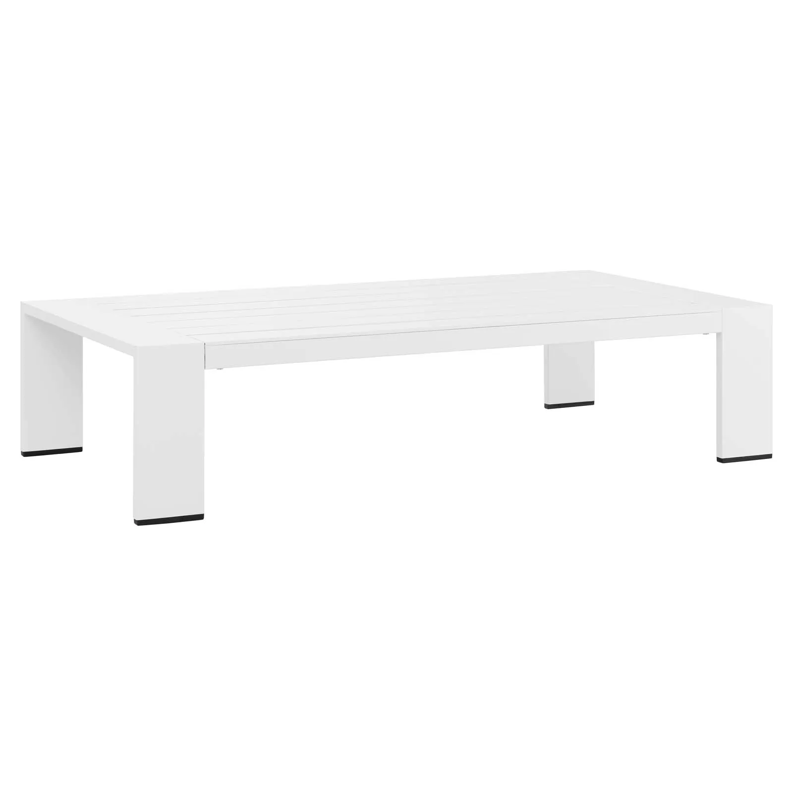 Tahoe Outdoor Patio Powder-Coated Aluminum Coffee Table