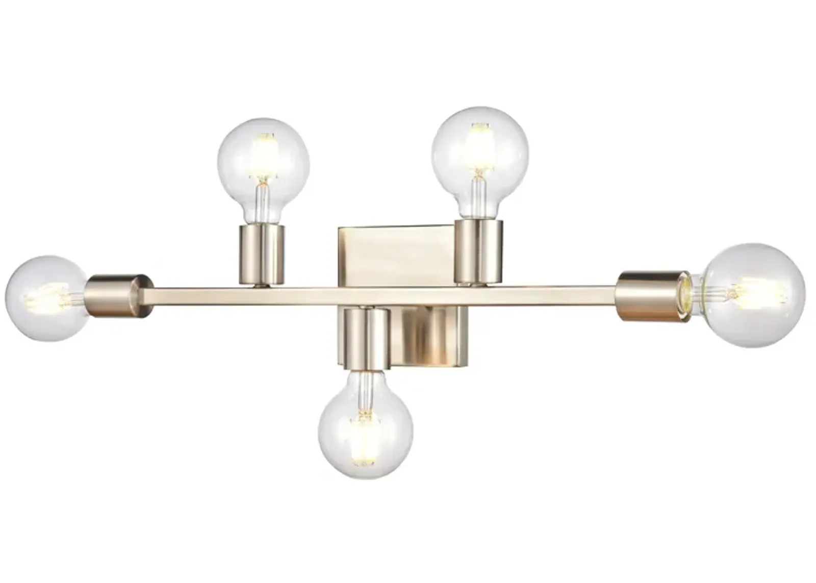 Attune 22" Wide 5-Light Vanity Light - Satin Nickel