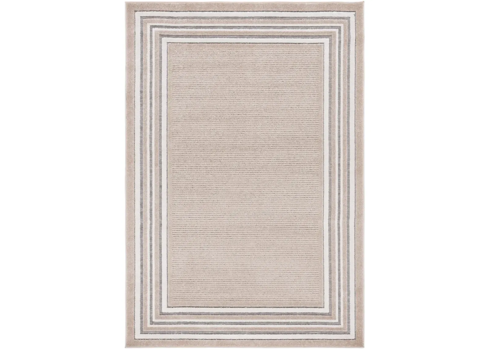 CABANA 634 BEIGE  5'-3' x 7'-6' Medium Rectangle Rug