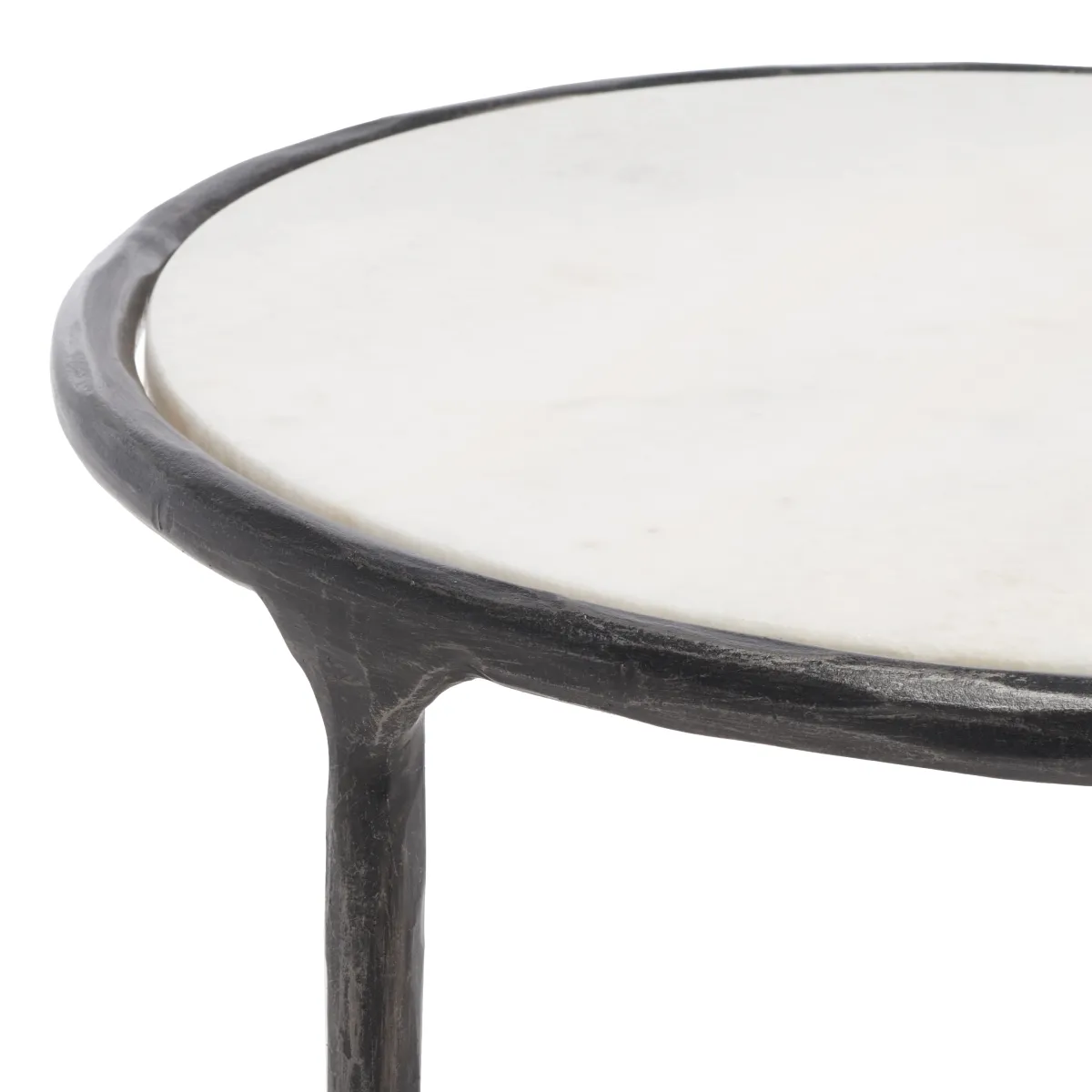 Jessa Metal Round End Table