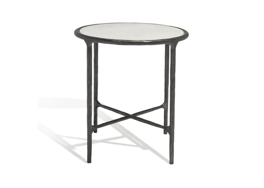 Jessa Metal Round End Table