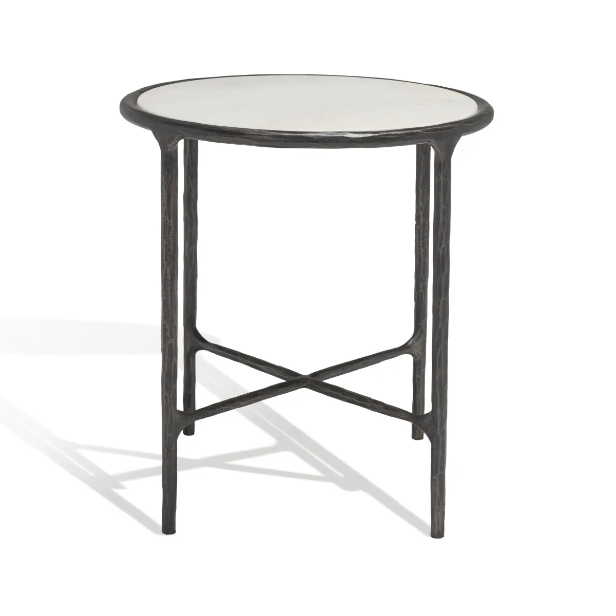 Jessa Metal Round End Table