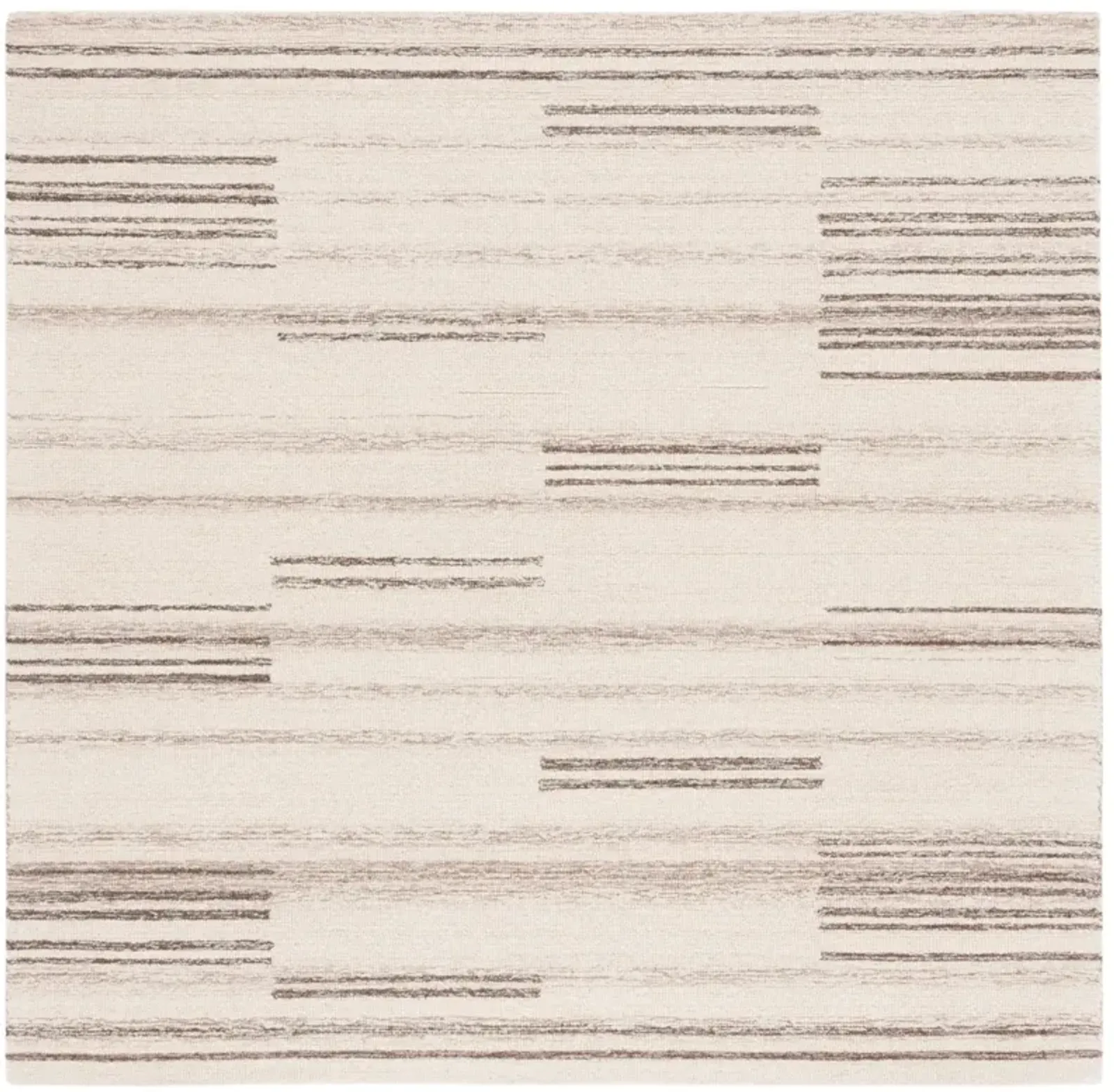 METRO 625 IVORY  6' x 6' Square Square Rug