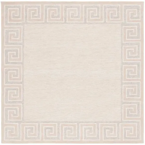 EBONY 354 Brown  6' X 6' Square Square Rug