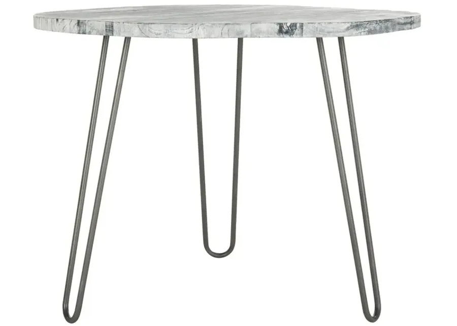 MINDY WOOD TOP DINING TABLE  