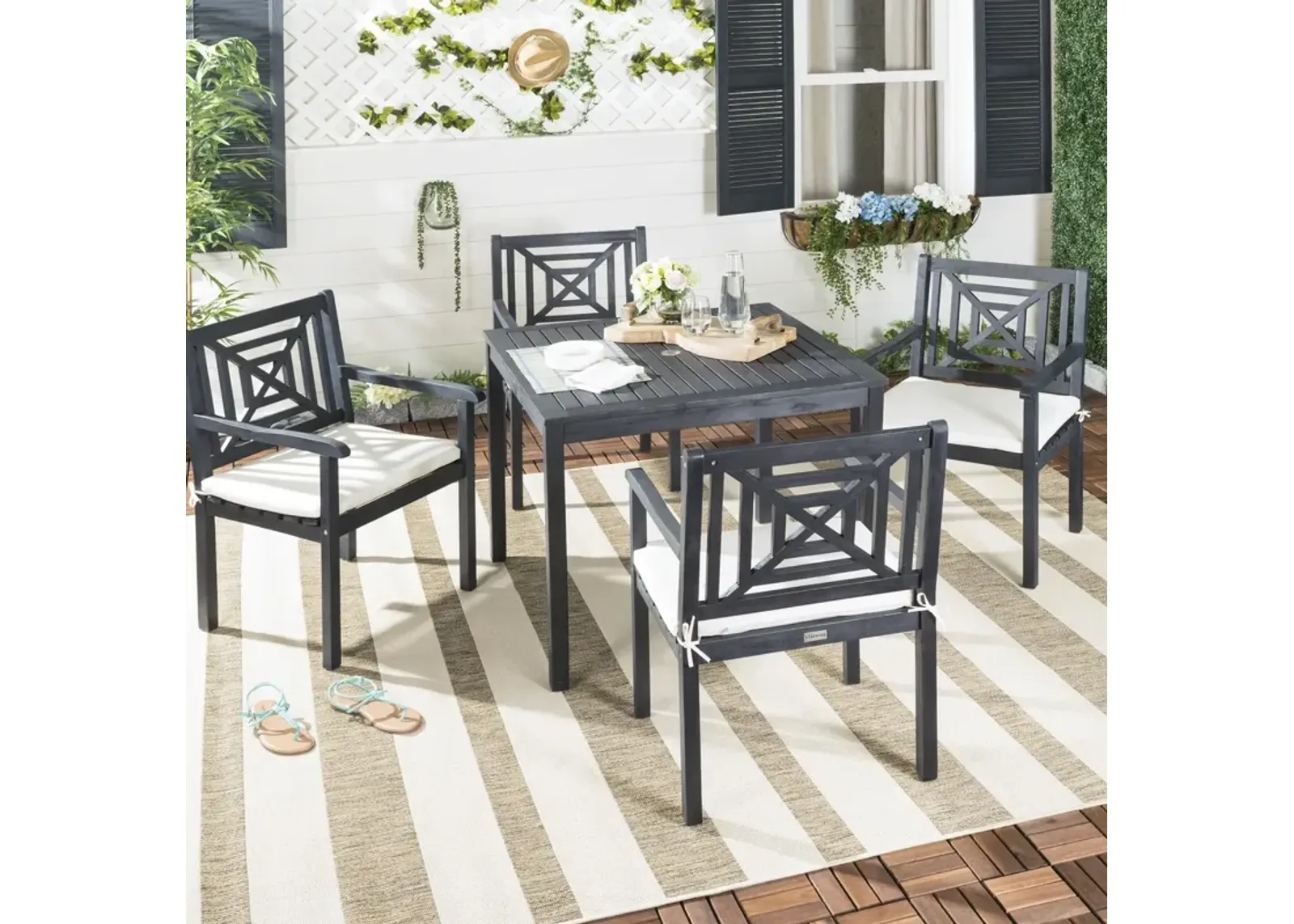 Del Mar 5 Piece Outdoor Dining Set