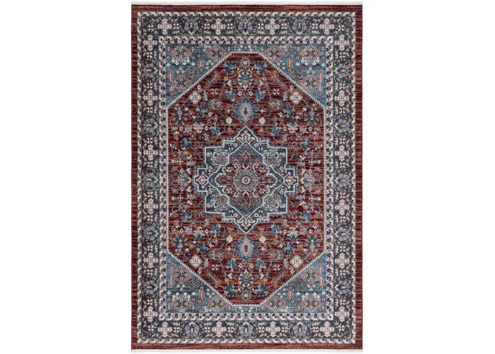 BAYSIDE 110 Red 8' X 10' Large Rectangle Rug