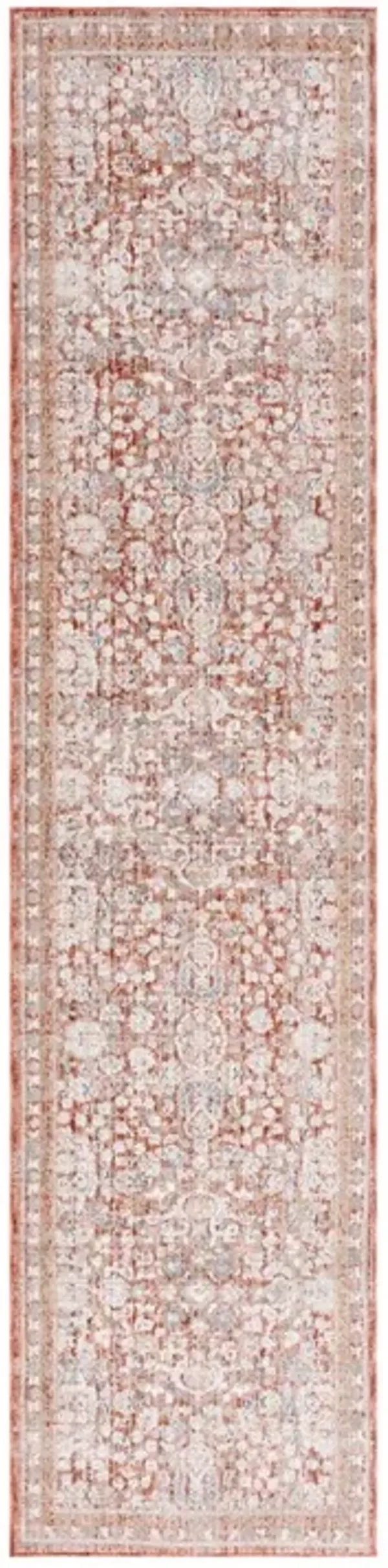 HARLOW 163 Red 2' X 8' Runner Rug
