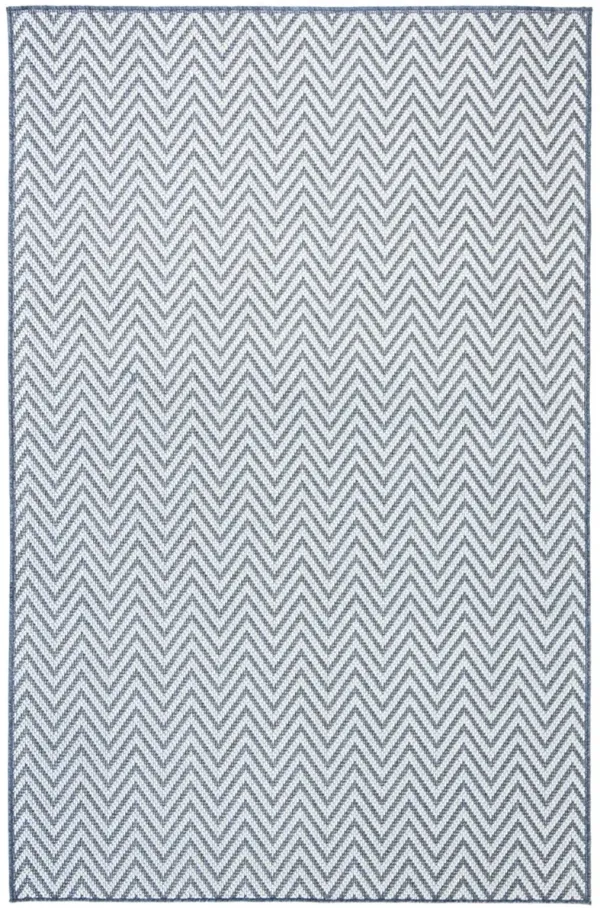 BERMUDA 812 Blue 8' X 8' Round Round Rug