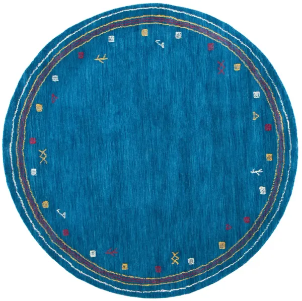 HIMALAYA Hand Loomed 8' x 8' Round area rug