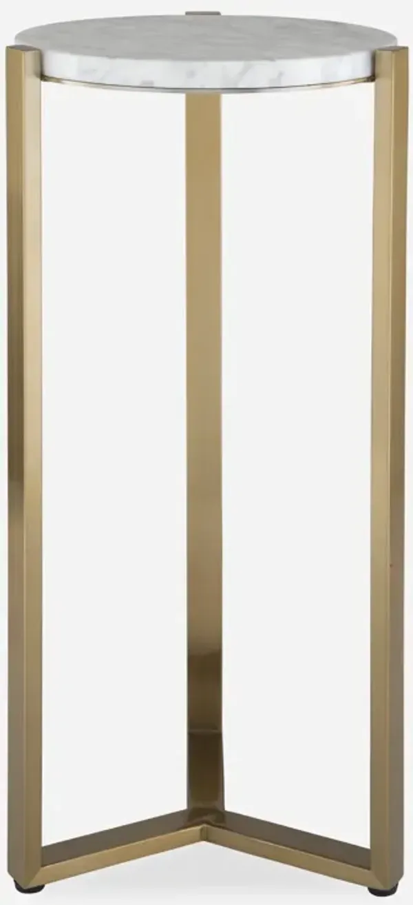 Pietra Carrara Marble Drink Table