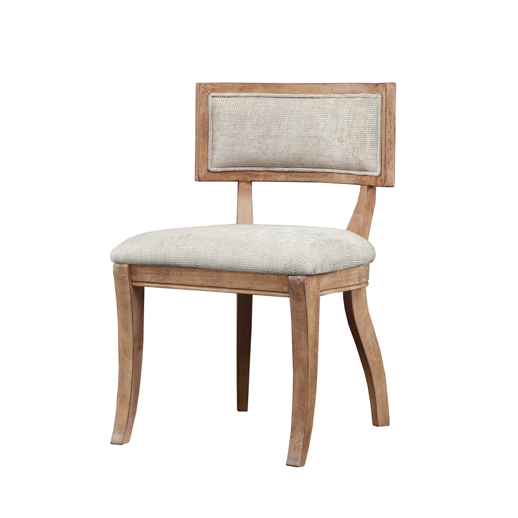 Madison Park Signature Marie Beige/Light Natural Dining Chair (Set of 2)