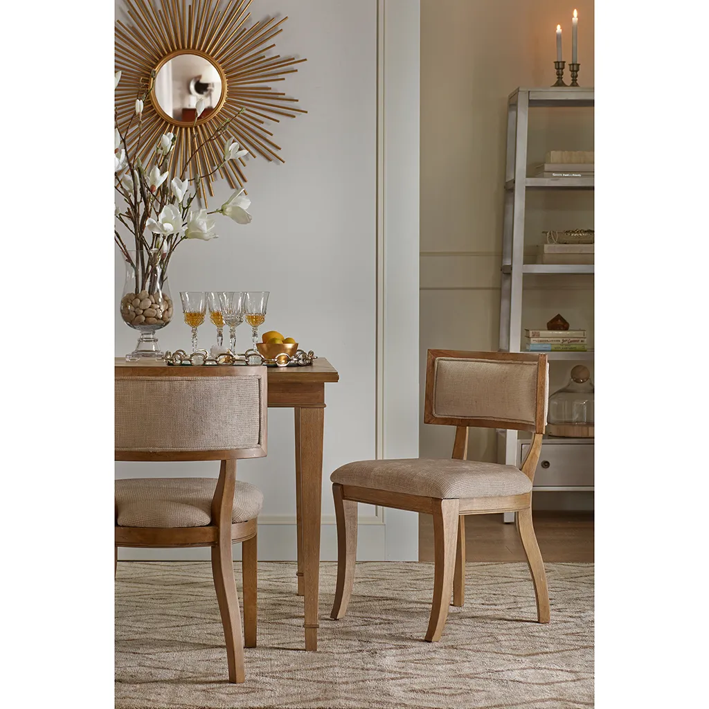 Madison Park Signature Marie Beige/Light Natural Dining Chair (Set of 2)