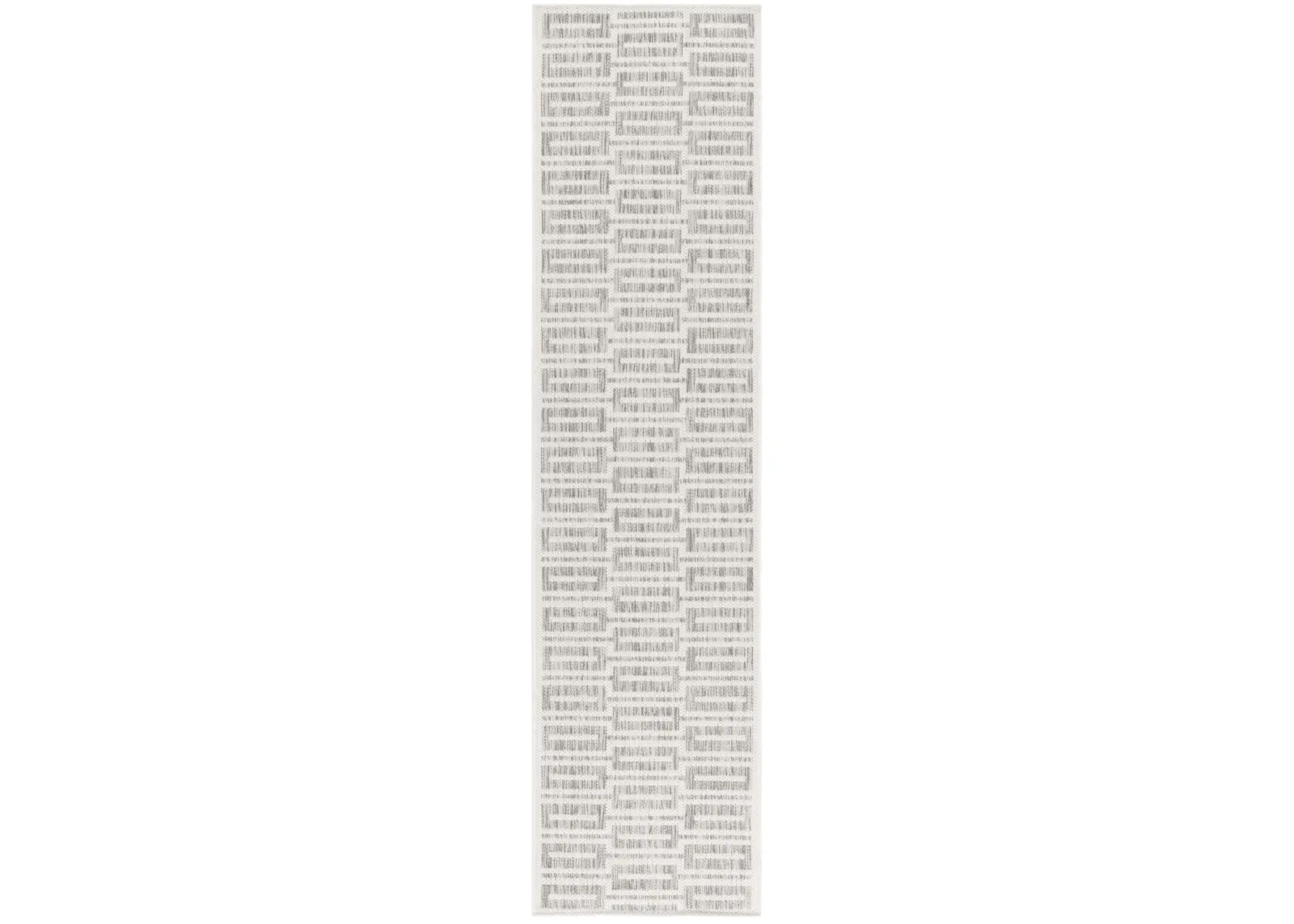 BEACH HOUSE 418 GREY  2' x 8' Runner Rug