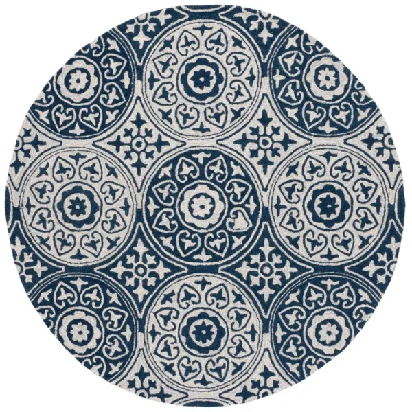 METRO Hand Tufted 6' x 6' Round area rug