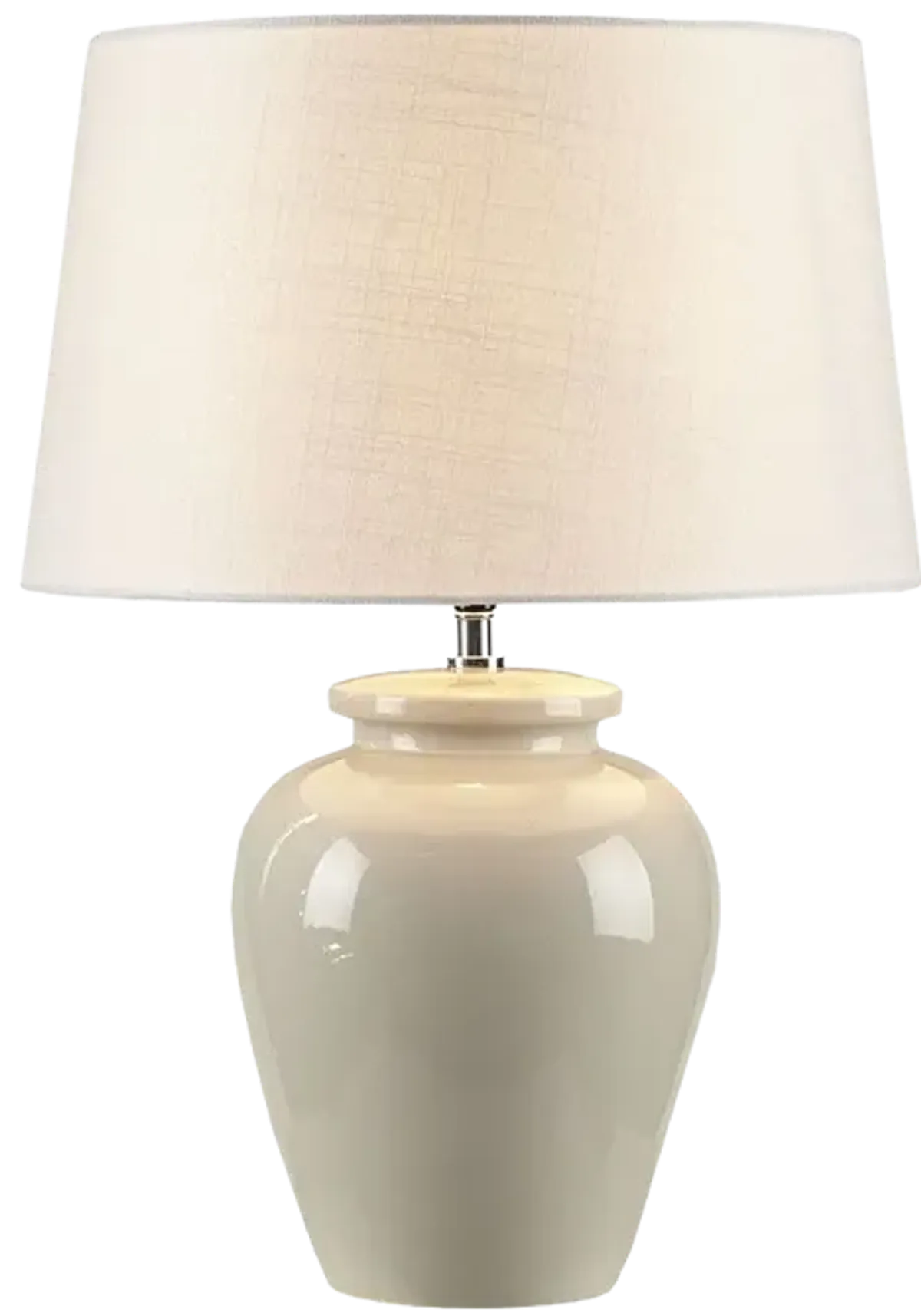 INK+IVY Anzio Cream Ceramic Table Lamp