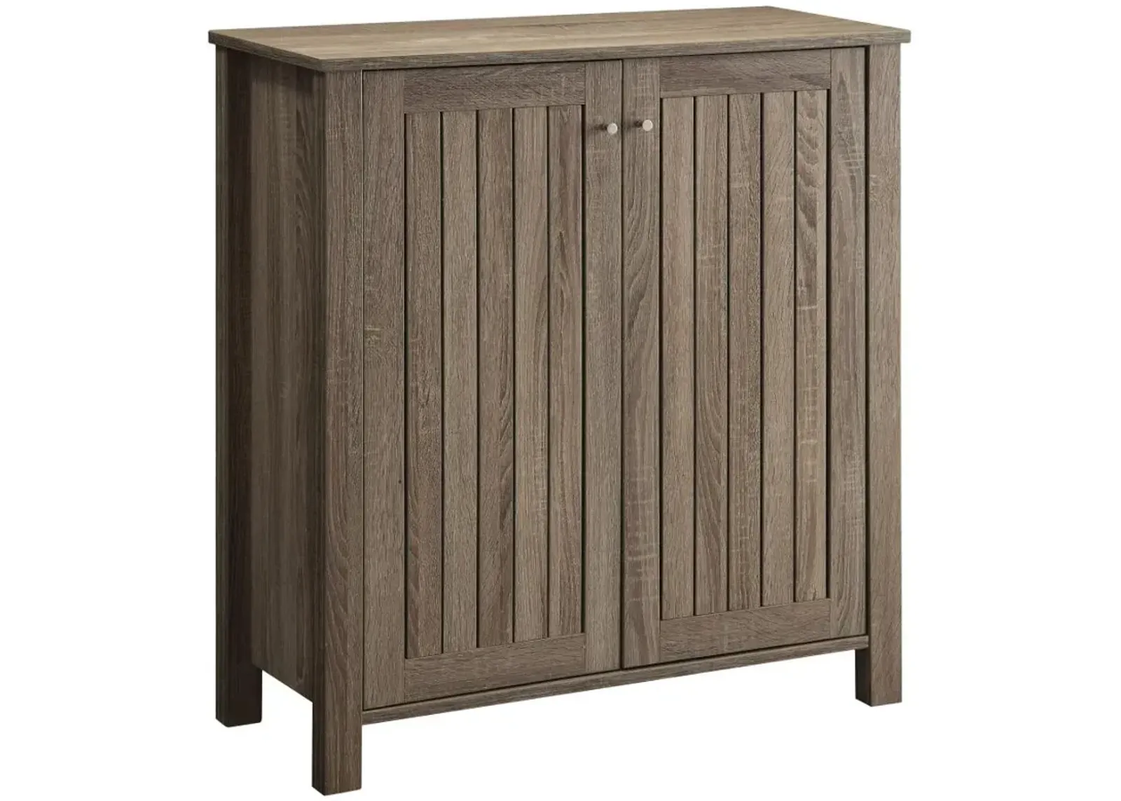 Marisa 4-shelf Shoe Cabinet Dark Taupe