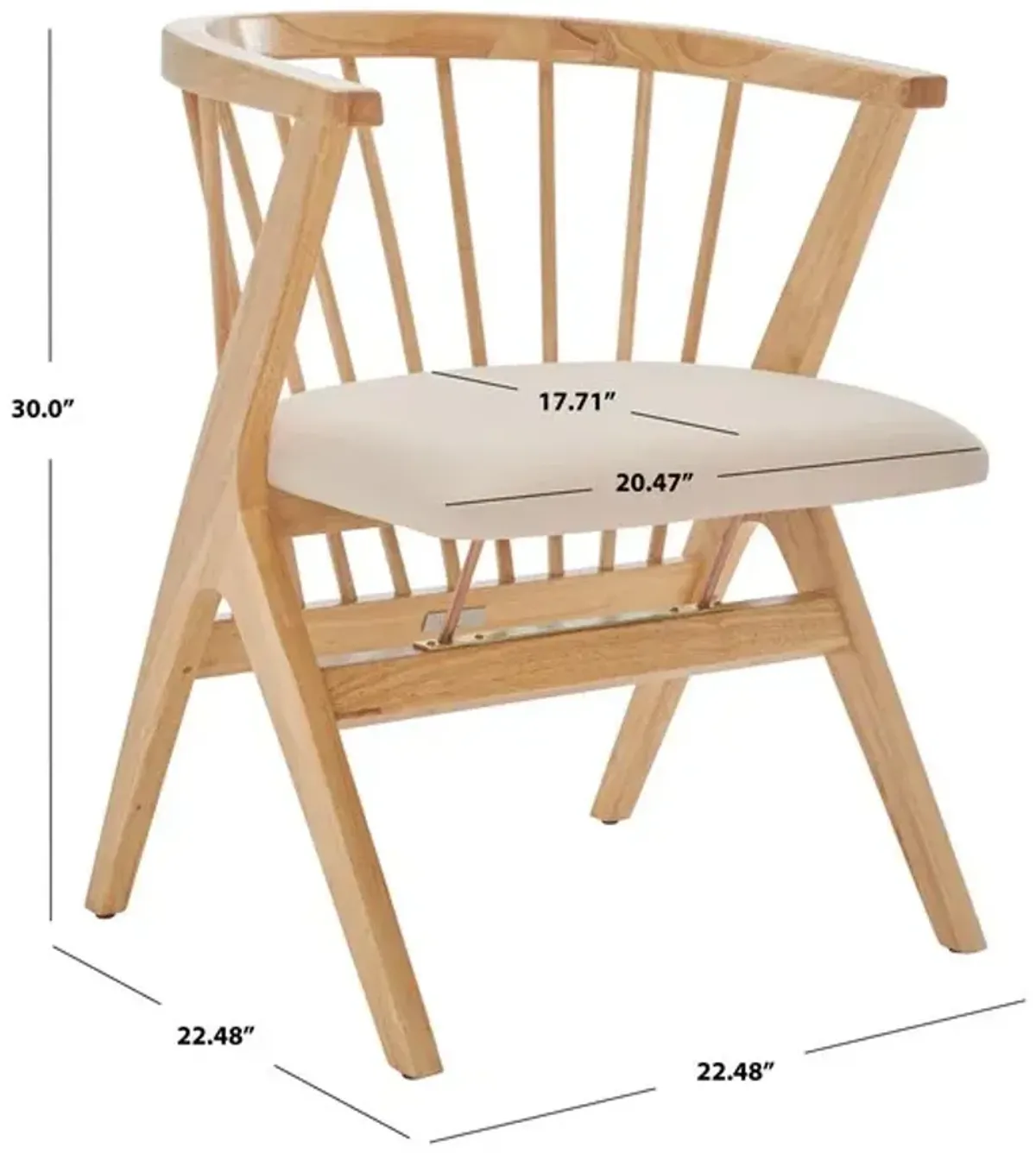 Noah Spindle Dining Chair - Set of 2