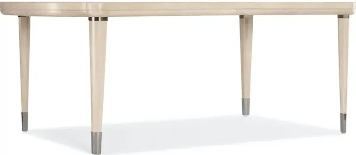 Nouveau Chic Rectangle Dining Table w/1-22in Leaf